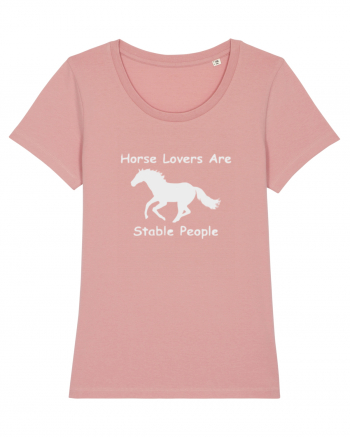 Horse Lovers Grey Design Canyon Pink