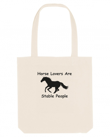 Horse Lover Black Design Natural