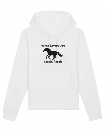 Horse Lover Black Design White