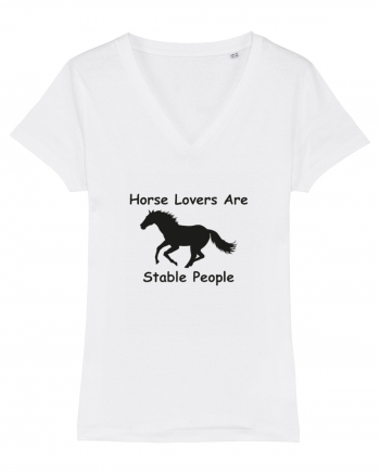 Horse Lover Black Design White