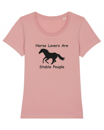 Horse Lover Black Design Canyon Pink