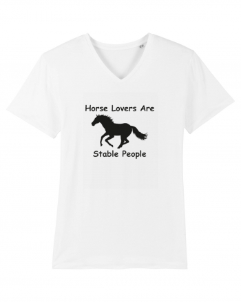 Horse Lover Black Design White