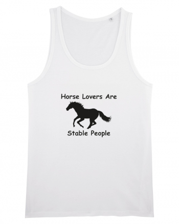 Horse Lover Black Design White