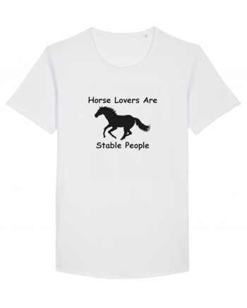 Horse Lover Black Design White