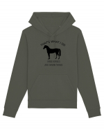 I Ride Horses Design Hanorac Unisex Drummer