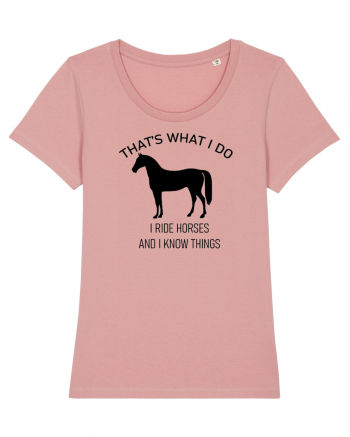 I Ride Horses Design Canyon Pink