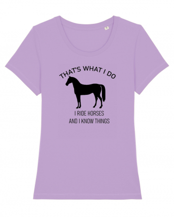 I Ride Horses Design Lavender Dawn