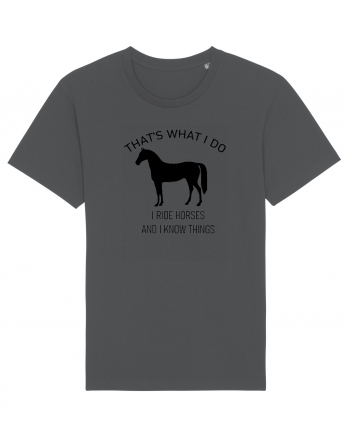 I Ride Horses Design Anthracite