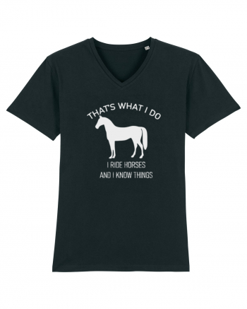 I Ride Horses Grey Design Black