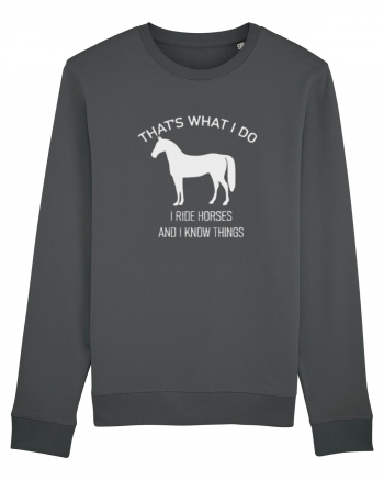 I Ride Horses Grey Design Anthracite