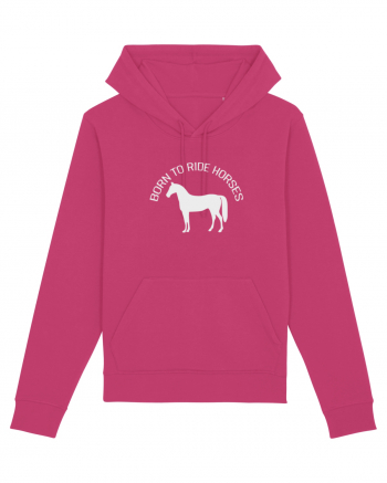 Born to Ride Grey Design Raspberry