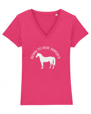 Born to Ride Grey Design Raspberry