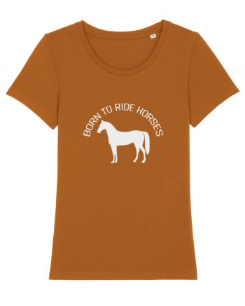 Born to Ride Grey Design Roasted Orange