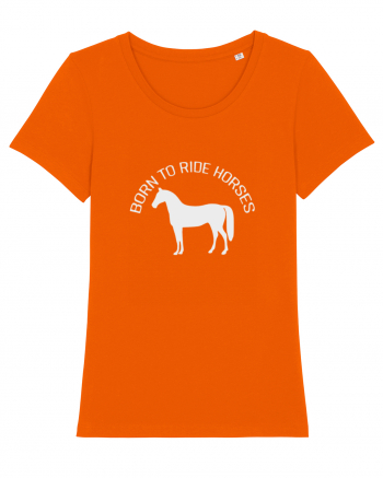 Born to Ride Grey Design Bright Orange