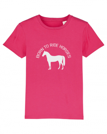 Born to Ride Grey Design Raspberry