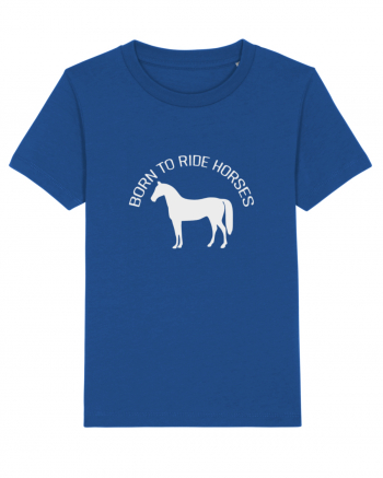 Born to Ride Grey Design Majorelle Blue