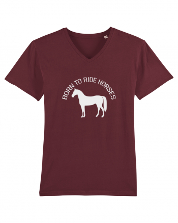 Born to Ride Grey Design Burgundy