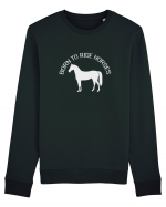 Born to Ride Grey Design Bluză mânecă lungă Unisex Rise