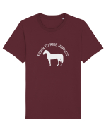 Born to Ride Grey Design Tricou mânecă scurtă Unisex Rocker