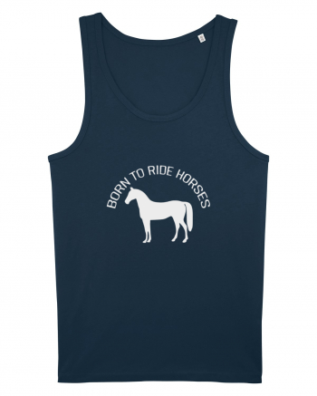 Born to Ride Grey Design Navy