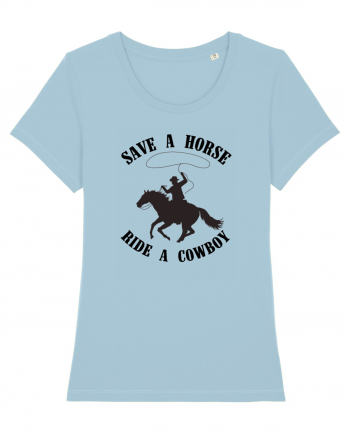 Save a horse Design Sky Blue