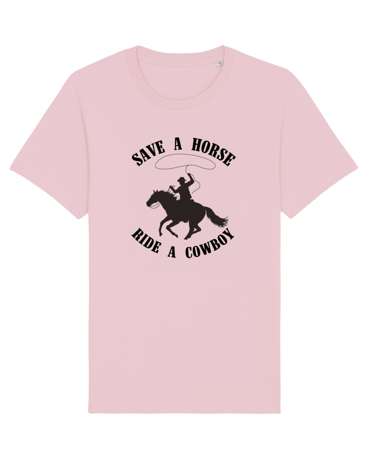 Tricou mânecă scurtă Unisex Rocker Cotton Pink