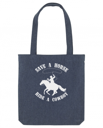Save a horse Grey Design Midnight Blue