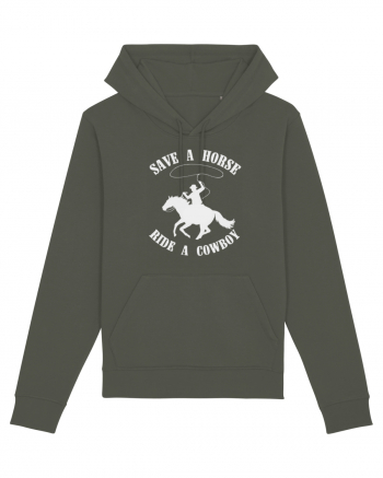 Save a horse Grey Design Khaki