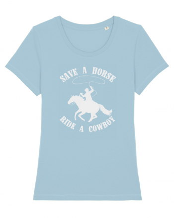 Save a horse Grey Design Sky Blue