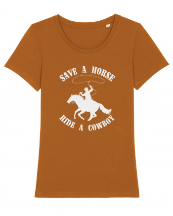 Save a horse Grey Design Roasted Orange