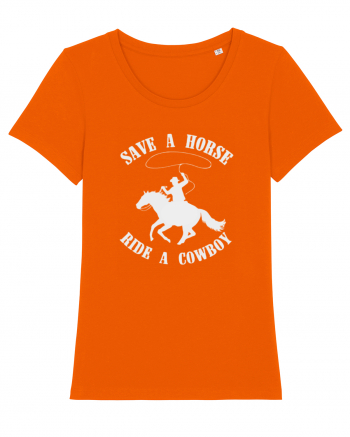 Save a horse Grey Design Bright Orange