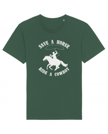 Save a horse Grey Design Bottle Green
