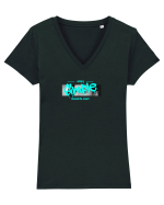 simple moments Tricou mânecă scurtă guler V Damă Evoker