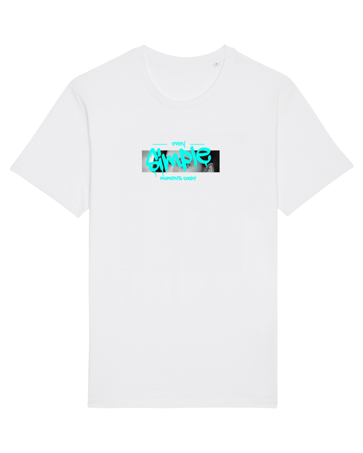 Tricou mânecă scurtă Unisex Rocker White