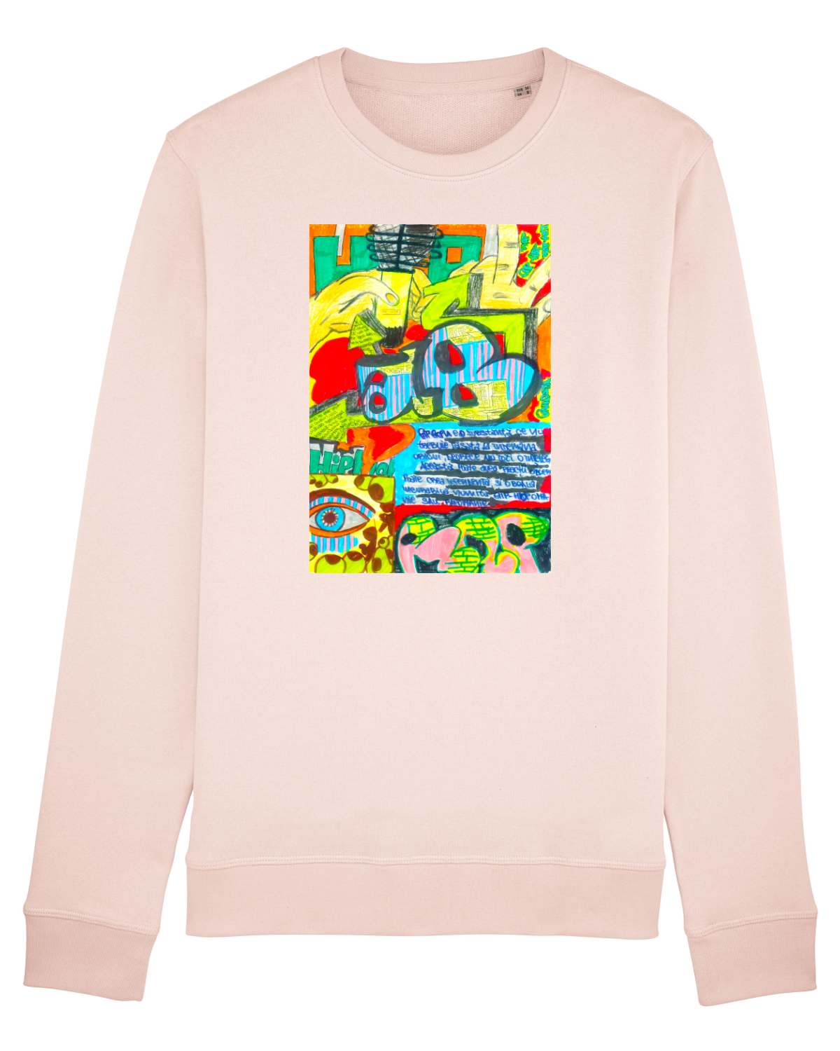Bluză mânecă lungă Unisex Rise Candy Pink