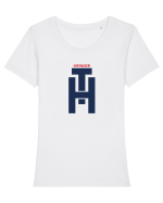 hifinger Tricou mânecă scurtă guler larg fitted Damă Expresser