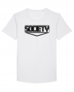 Society Tricou mânecă scurtă guler larg Bărbat Skater