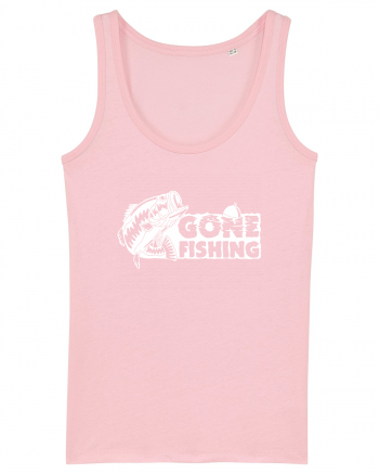 Gone Fishing Cotton Pink