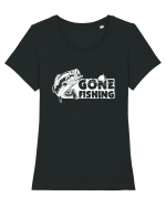 Gone Fishing Tricou mânecă scurtă guler larg fitted Damă Expresser
