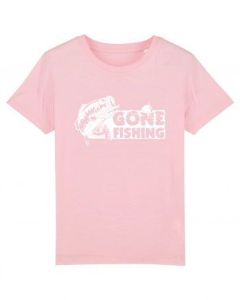 Gone Fishing Cotton Pink