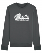 Gone Fishing Bluză mânecă lungă Unisex Rise