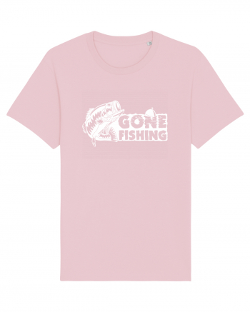 Gone Fishing Cotton Pink