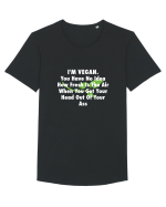 VEGAN Tricou mânecă scurtă guler larg Bărbat Skater