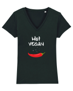 HOT VEGAN Tricou mânecă scurtă guler V Damă Evoker