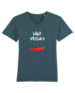 HOT VEGAN Tricou mânecă scurtă guler V Bărbat Presenter