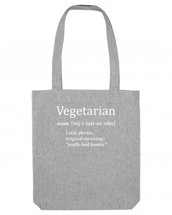 Bad Hunter vegetarian Heather Grey