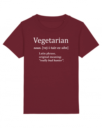 Bad Hunter vegetarian Burgundy