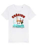 Craciun pe gheata Tricou mânecă scurtă  Copii Mini Creator