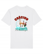 Craciun pe gheata Tricou mânecă scurtă Unisex Rocker