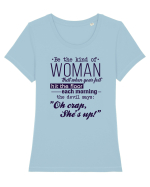 Be the kind of woman Tricou mânecă scurtă guler larg fitted Damă Expresser